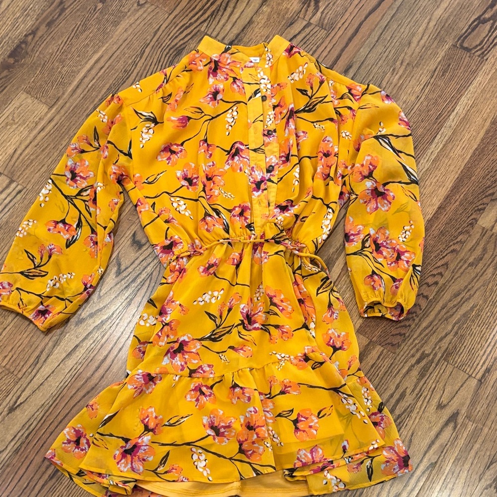 Floral Yellow Dress
